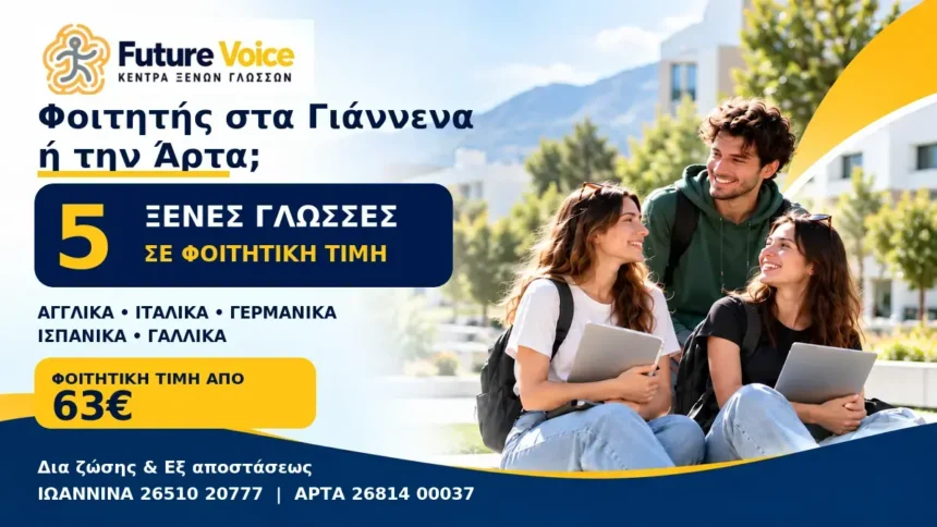 Ξένες γλώσσες για φοιτητές ΜΟΝΟ 63€